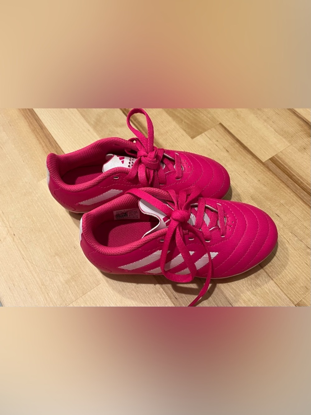 Adidas Girls Pink Soccer Cleats